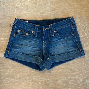 True Religion Denim Shorts 25